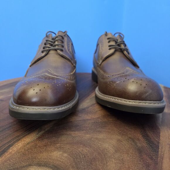 G.H. BASS & Co Classic Wingtip Brogue Windsor Oxford Men's 10.5 Brown Heritage - Picture 5 of 12